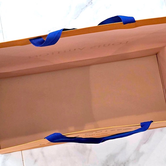 Rare Brand New LOUIS VUITTON Authentic New XXL Orange Gift/Shopping Tote… - Picture 8 of 13